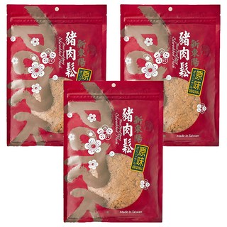 新東陽 原味豬肉鬆, 肉質Q彈鮮美, 無添加豆粉, 口感酥脆自然, 使用無添加醬油, 純釀造, 250g, 3包