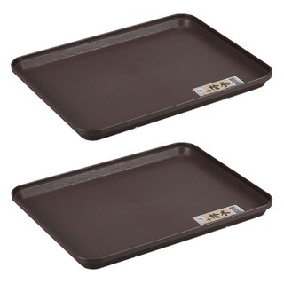 UDA 有達 大檜木端盤, 2個, 咖啡色