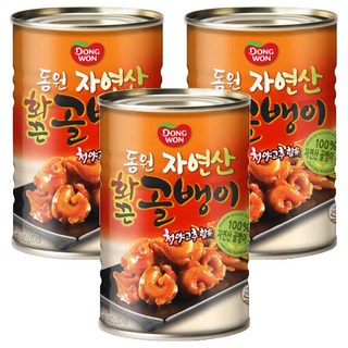Dongwon 東遠 辣味螺肉罐頭, 400g, 3個