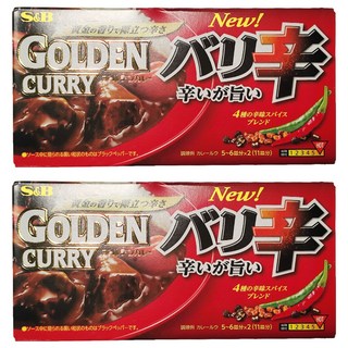 S&B 愛思必 金牌咖哩 激辛味, 198g, 2盒