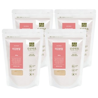 신선약초 쌀겨 미강가루, 4개, 300g