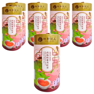 台灣茶人 100% 好茶 高海拔蜜香紅茶 100克, 50g, 2包, 6罐