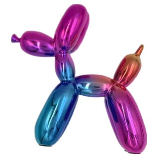 GREEN TREE PRODUCTS INC. 氣球狗造型擺飾, 中, 炫彩