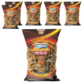 DIVELLA 德威樂 全麥螺旋麵, 500g, 6包
