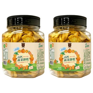 School of Cookie 台灣優格餅乾學院 高鈣蔬菜餅乾, 250g, 2罐