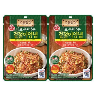 오뚜기 오늘밥상 겉절이 양념, 90g, 2개