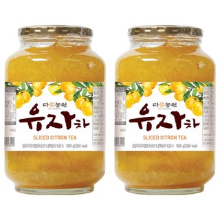 Danongwon 柚子茶, 1kg, 1入, 2罐