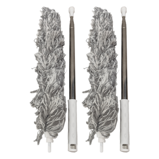 U-mop 伸縮除塵撢 最長250cm PP+細纖維+不鏽鋼, 灰色, 2個