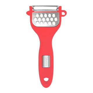MiyAco 米雅可 經典多功能削皮器, 紅色, 1個