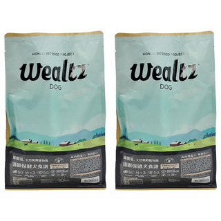Wealtz 維爾滋 天然護眼保健犬食譜 適用3個月以上愛犬 新鮮立包, 無穀, 300g, 2包