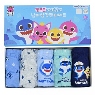 BABY&I 女童碰碰狐三角內褲5件組