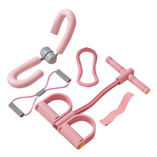 YUNMI 瑜珈塑形5件組, 單一商品, 粉色