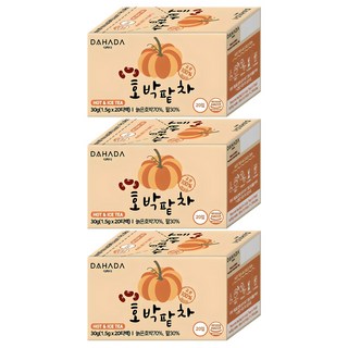 다하다 호박팥차, 1.5g, 20개입, 3개