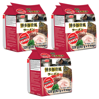AceCOOK 博多豚骨風味袋麵 濃郁湯底 正宗風味, 12包