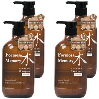 清淨海 森山島讀洗髮精, 750ml, 4瓶