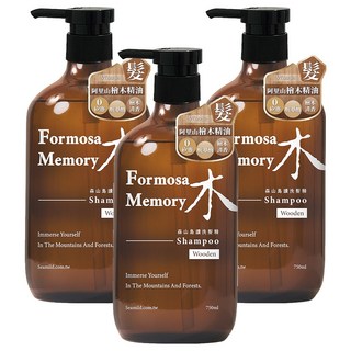 清淨海 森山島讀洗髮精, 750ml, 3瓶