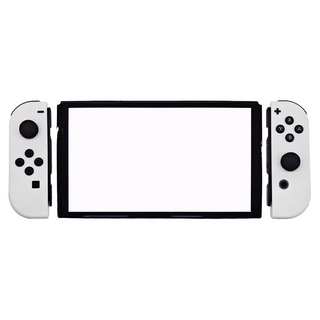 Nintendo 任天堂 SWITCH 台灣公司貨 OLED款式 遊戲主機 保固一年, 黑色主機+白色手把