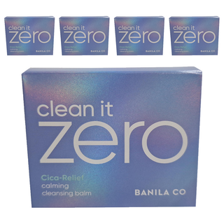 BANILA CO 芭妮蘭 台灣公司貨 ZERO 零感肌瞬淨卸妝霜 積雪草舒敏, 100ml, 5件