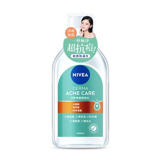 NIVEA 妮維雅 5效淨痘卸妝水, 400ml, 1瓶