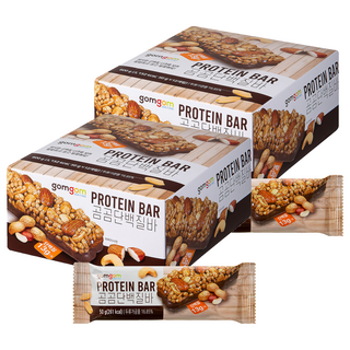 gomgom 蛋白營養穀物棒 Set, 600g, 2盒