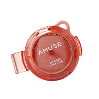 Amuse Makeup 蜜粉唇頰兩用餅 4g, 04 Honey Me, 1個