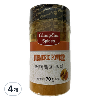 청은에프엔비 터머릭파우더, 70g, 4개
