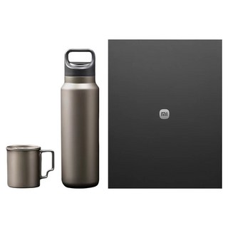 Xiaomi 小米 悅享禮盒, 200ML純鈦馬克杯+500ML純鈦保溫杯, 1盒