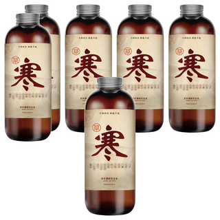 廣春堂 高濃縮草本足浴液 驅寒款 草本精華 溫暖驅寒 改善循環, 500ml, 1瓶, 6瓶