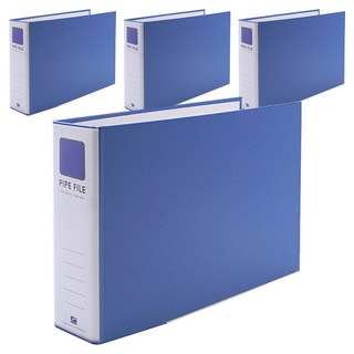 희망사무포인트 2공 파이프 바인더 A4 6X7 군 Br467E, 하늘색, 4개