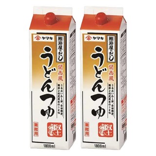 Yamaki 雅媽吉 關西烏龍麵高湯 烏龍之友, 1.8L, 2瓶