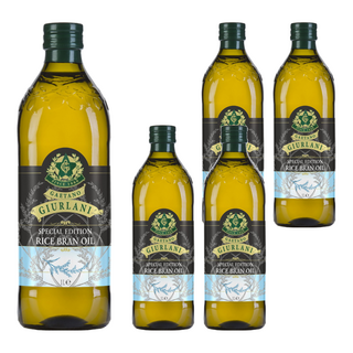 GIURLANI 喬凡尼 玄米油，含糙米精華 營養豐富, 1L, 5瓶