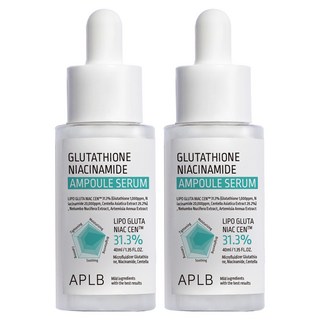 APLB 글루타치온 나이아신아마이드 앰플 세럼, 40ml, 2개