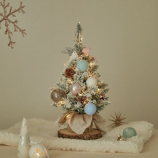 貝貝德科樹全套生動雪花+滴暖燈泡, Pastel