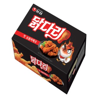 농심닭다리 핫숯불바베큐, 66g, 1개
