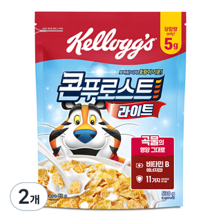 Kellogg's 家樂氏 FROSTIES 東尼玉米片 低糖玉米片, 530g, 2個