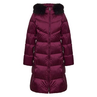 Olivia Hassler 女款絎縫連帽長版鵝絨羽絨外套 OHBWDW203