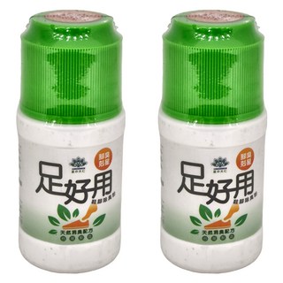 足好用 鞋腳除臭粉 天然消臭配方, 50g, 2瓶