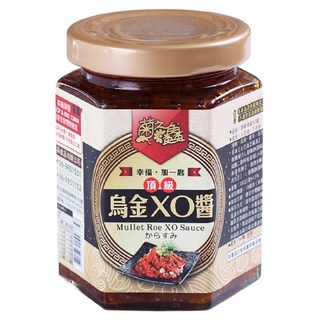 菊之鱻頂級烏金XO醬 獨家創新口味 滿滿魚子香氣 口感十足, 180g, 1罐