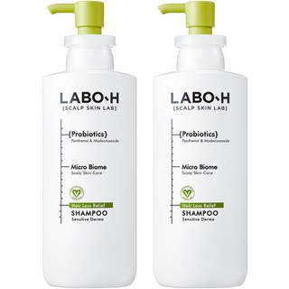 라보에이치 프로바이오틱스 탈모 완화 민감더마 샴푸, 2개, 400ml
