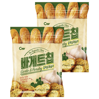CW 大蒜麵包風味餅乾 黃金比例調味 濃厚香蒜 風味獨特, 350g, 2包