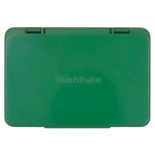Shachihata 寫吉達 油性印台，快速乾燥，美麗印影，綠色 HGN-3, 1個