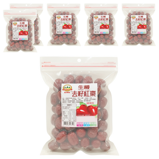 旺來旺 生機去籽紅棗, 300g, 6包