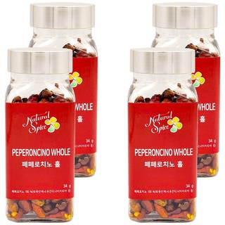 Natural Spice 整顆佩佩羅奇諾辣椒香料, 34g, 4個