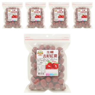 旺來旺 生機去籽紅棗, 300g, 5包
