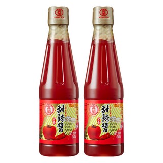 金蘭 甜辣醬 美味升級 瓶身精心設計 兩用便利蓋, 295ml, 2瓶
