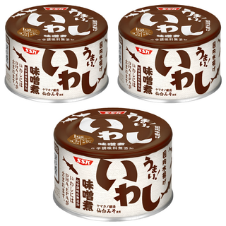 SSK 清水食品 沙丁魚罐頭 味噌味, 150g, 3罐