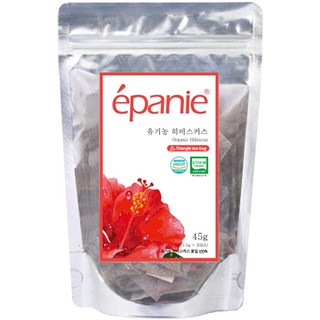 에빠니 유기농 히비스커스 레드크라운 허브차 삼각망 티백, 1.5g, 30개입, 1개