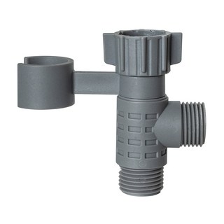 手易坊 免鑽孔外接沖洗器三通掛架 適用四分外牙水栓 左右360°旋轉支架, 1個