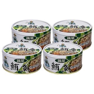 同榮 蔬菜鮪魚 煙仔虎 180g, 4罐