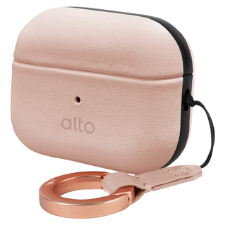 alto 奧沰 皮革保護套, 1個, Apple AirPods Pro 2, 迷霧粉